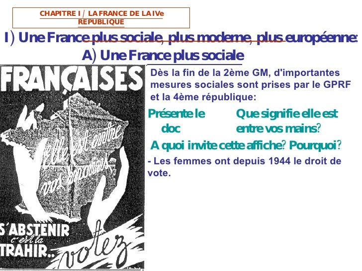 4e republique dissertation