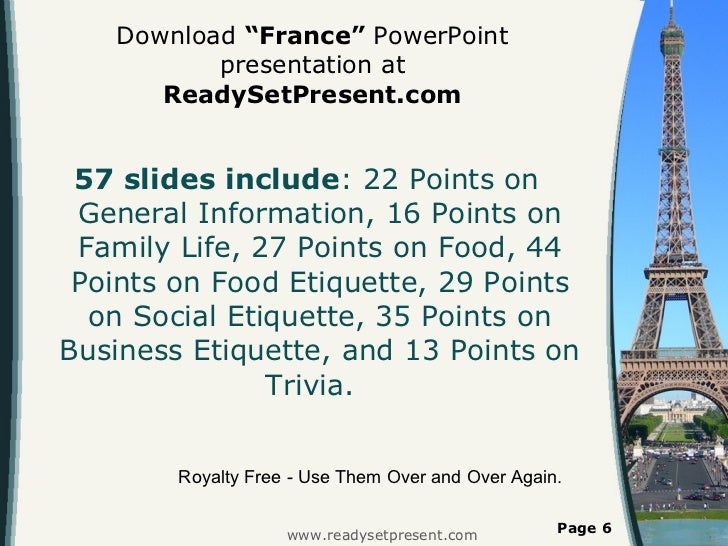France Powerpoint Content