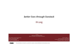 Designing index-based insurance for livestock