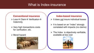 Designing index-based insurance for livestock