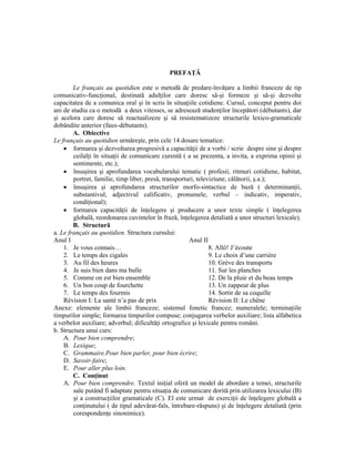 Franceza Incepatori