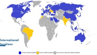 International
locations
 