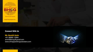 Connect With Us
Mr. Harshil Amin
+91 98980 15994
amin56bhog@gmail.com
www.chhappanbhogvadodara.com
Swad Parampara ka...
 