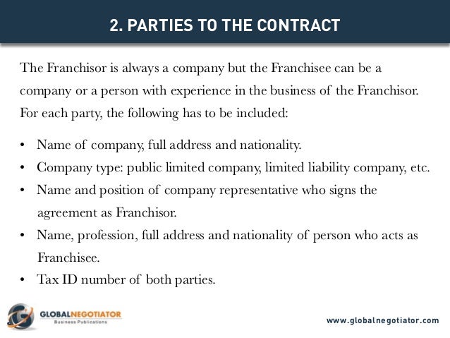 international franchise contract contract template and sample