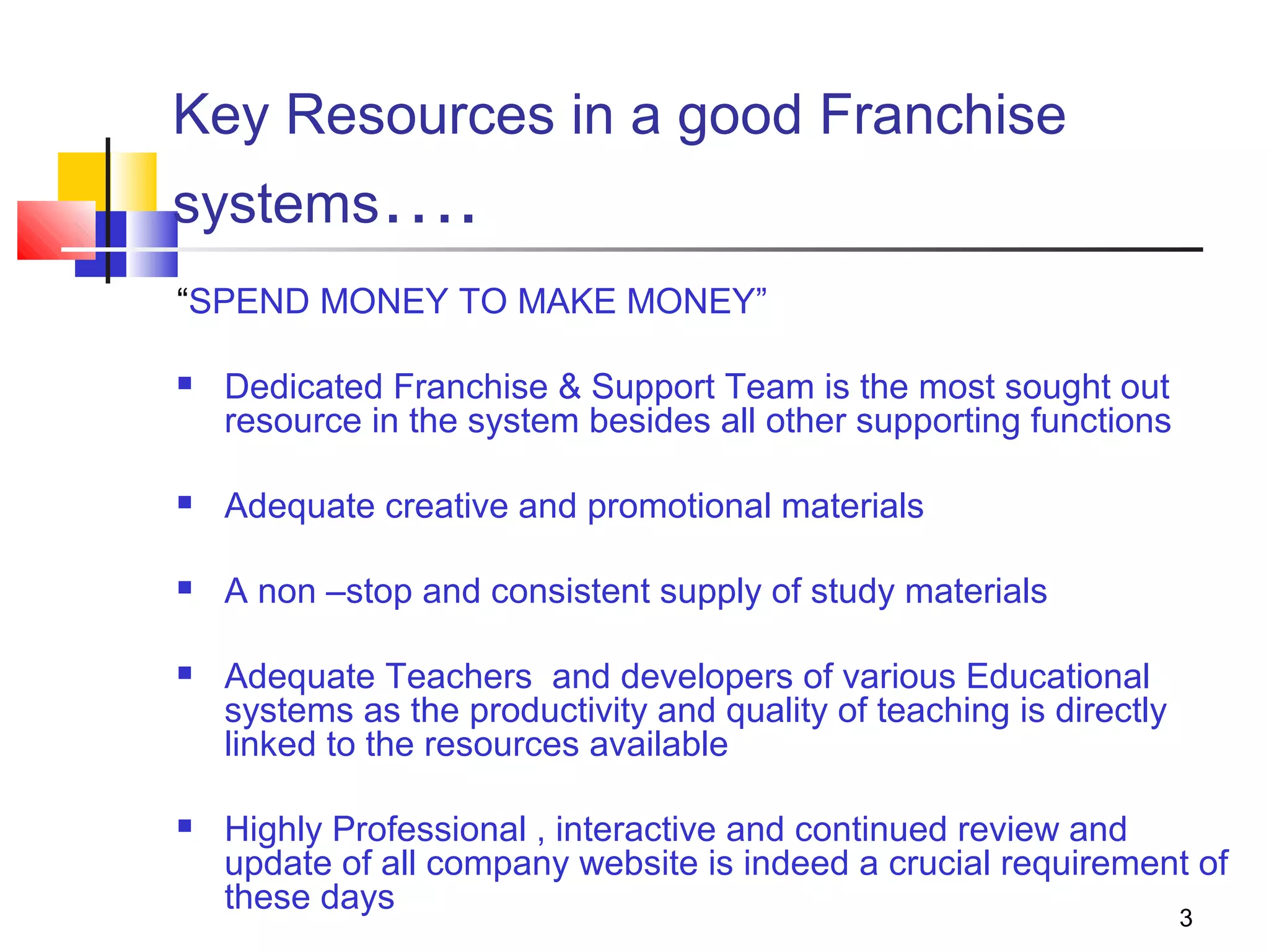 Franchise development | PPT