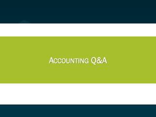 ACCOUNTING Q&A
 