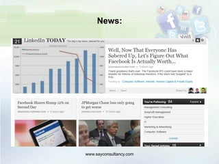 News:
www.sayconsultancy.com
 