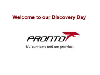 Welcome to our Discovery Day 
