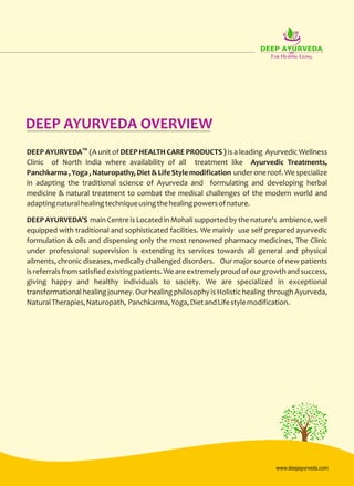PROVEN EXPERTISE AND
SOURCING EXCELLENCE
ProvenExpertise
We have team of experienced & qualified Ayurvedic Doctor’s to exa...