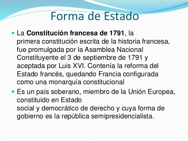 Derecho constitucional- Francia