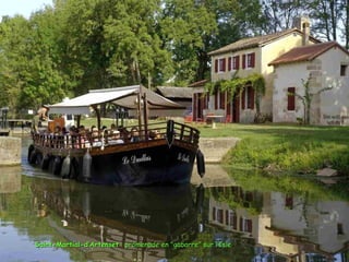Saint-Martial-d’ArtensetSaint-Martial-d’Artenset : promenade en "gabarre" sur l’Isle: promenade en "gabarre" sur l’Isle
 
