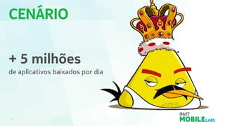 CENÁRIO
7
+ 5 milhões
de aplicativos baixados por dia
 