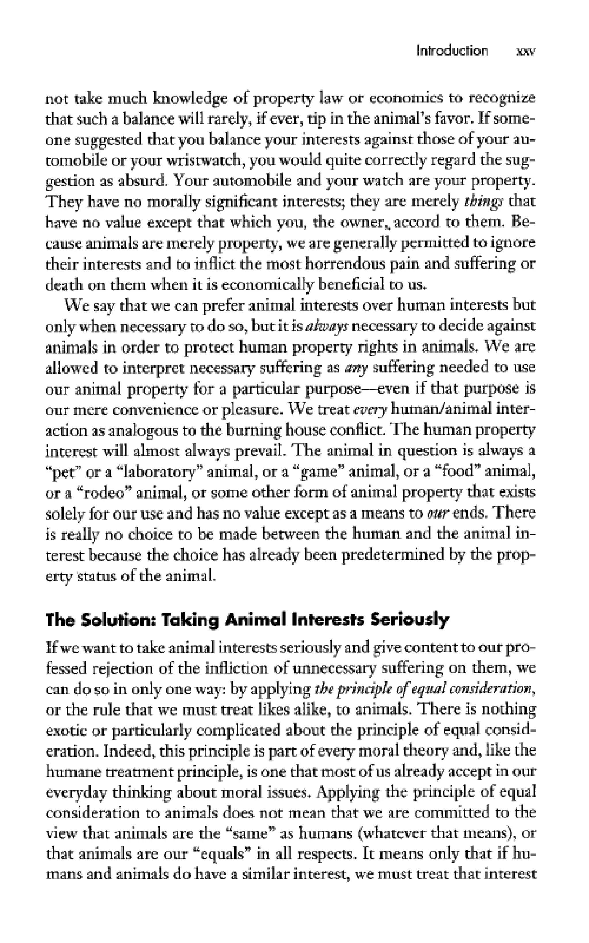 Introduction to Animal Rights - Gary Francione | PDF