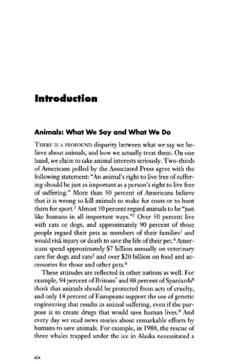 Introduction to Animal Rights - Gary Francione