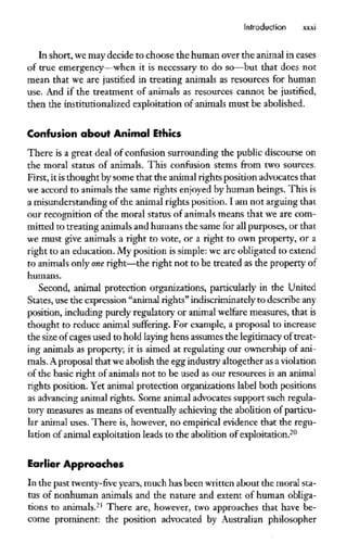 Introduction to Animal Rights - Gary Francione | PDF