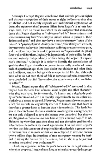 Introduction to Animal Rights - Gary Francione | PDF