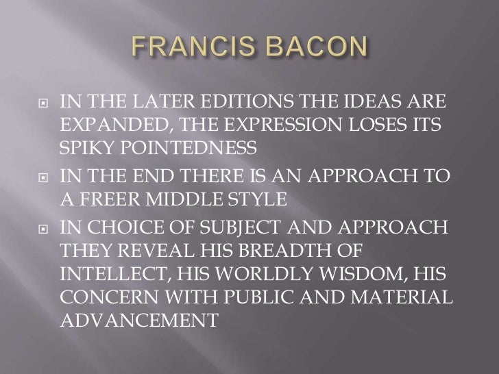 francis bacons essay of love Francis bacon essay of love analysis we have written thousands of essays that satisfied our customers you can also become one of the students, who benefit from our. francis bacons essay of love Francis bacon essay of love analysis we have written thousands of essays that satisfied our customers you can also become one of the students, who benefit from our.