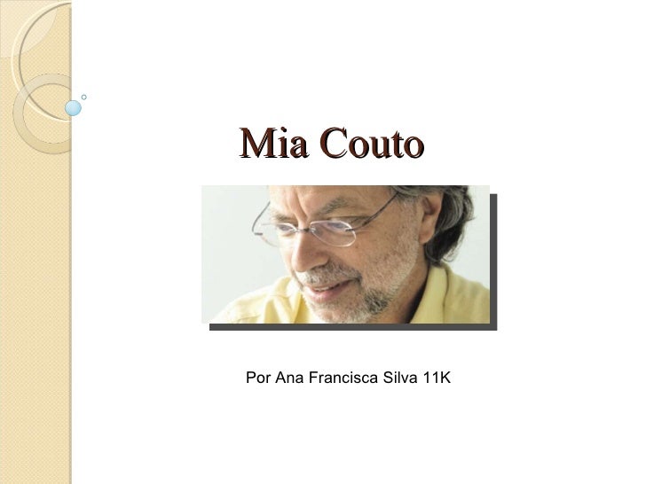 Mia Couto Por Ana Francisca Silva 11K 