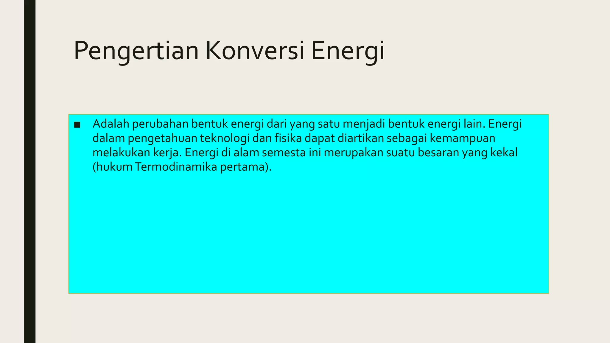 PPT Konversi Energi | PPTX