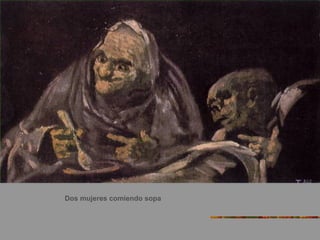 Dos mujeres comiendo sopa
 