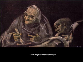 Dos mujeres comiendo sopa 