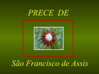 PRECE  DE São Francisco de Assis 