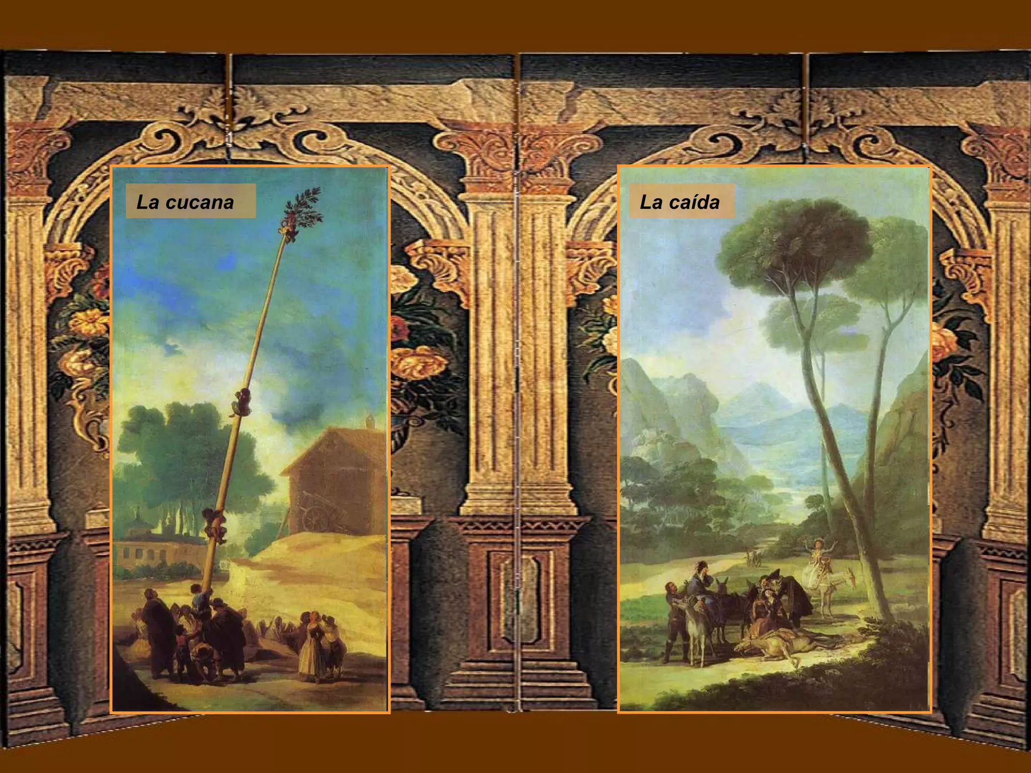 La cucana La caída