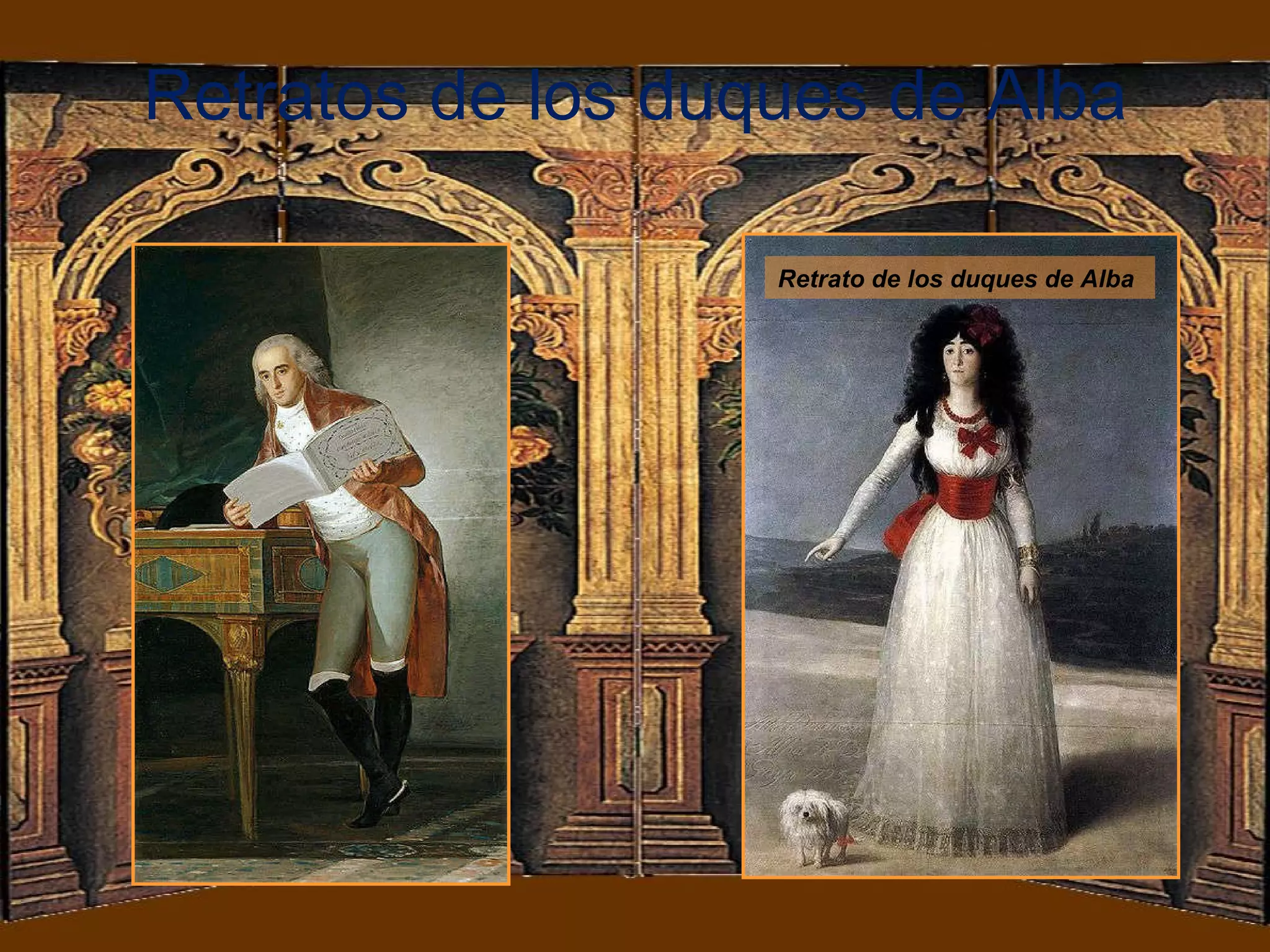 Retratos de los duques de Alba Retrato de los duques de Alba