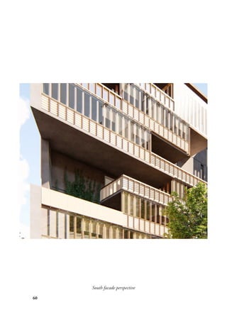60
South facade perspective
 