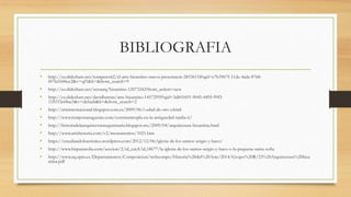 BIBLIOGRAFIA
• http://es.slideshare.net/tomperez62/el-arte-bizantino-nueva-presentacin-28336118?qid=e7b3967f-11de-4ada-8768-
f47fa1b06cc2&v=qf1&b=&from_search=9
• http://es.slideshare.net/urzuarq/bizantino-12073242?from_action=save
• http://es.slideshare.net/davidbarran/arte-bizantino-14572959?qid=3d601691-9045-4495-99f5-
118153e68ae5&v=default&b=&from_search=2
• http://arteinternacional.blogspot.com.es/2009/06/i-edad-de-oro-s.html
• http://www.temporamagazine.com/constantinopla-en-la-antiguedad-tardia-ii/
• http://historiadelaarquitecturasegunmaria.blogspot.mx/2009/04/arquitectura-bizantina.html
• http://www.artehistoria.com/v2/monumentos/1021.htm
• https://estudiandoloartistico.wordpress.com/2012/12/06/iglesia-de-los-santos-sergio-y-baco/
• http://www.hispanatolia.com/seccion/2/id_cat,8/id,18677/la-iglesia-de-los-santos-sergio-y-baco-o-la-pequena-santa-sofia
• http://www.aq.upm.es/Departamentos/Composicion/webcompo/Historia%20del%20Arte/2014/Grupo%20R/23%20Arquitectura%20biza
ntina.pdf
 
