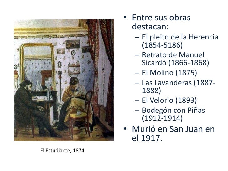 Essay about francisco manuel oller