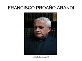 FRANCISCO PROAÑO ARANDI 