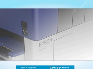 ACTIVA EL CAMBIO A LA
EXCELENCIA EN RENDIMIENTO
Reduciendo tu impacto medioambiental
Impresoras Epson
business inkjet
Impr...