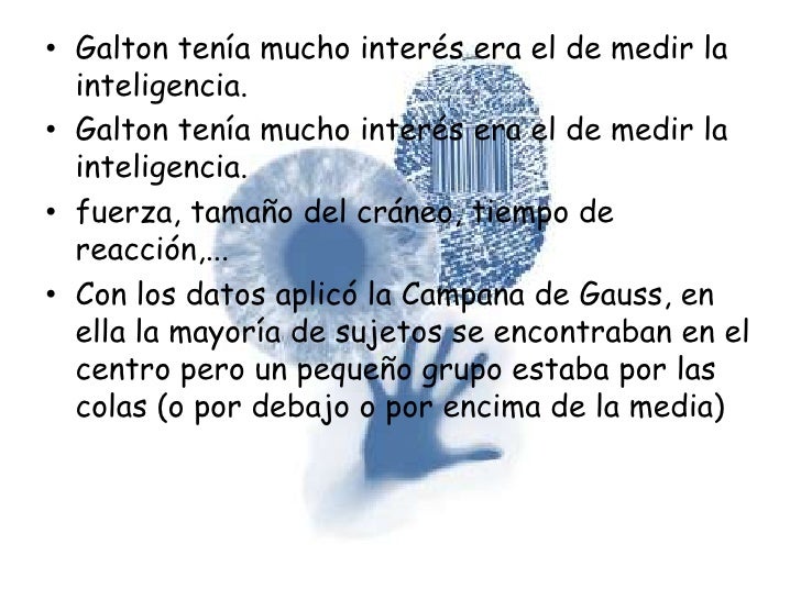 Resultado de imagen para MAPAS CONCEPTUALES DE LA INTELIGENCIA GALTON