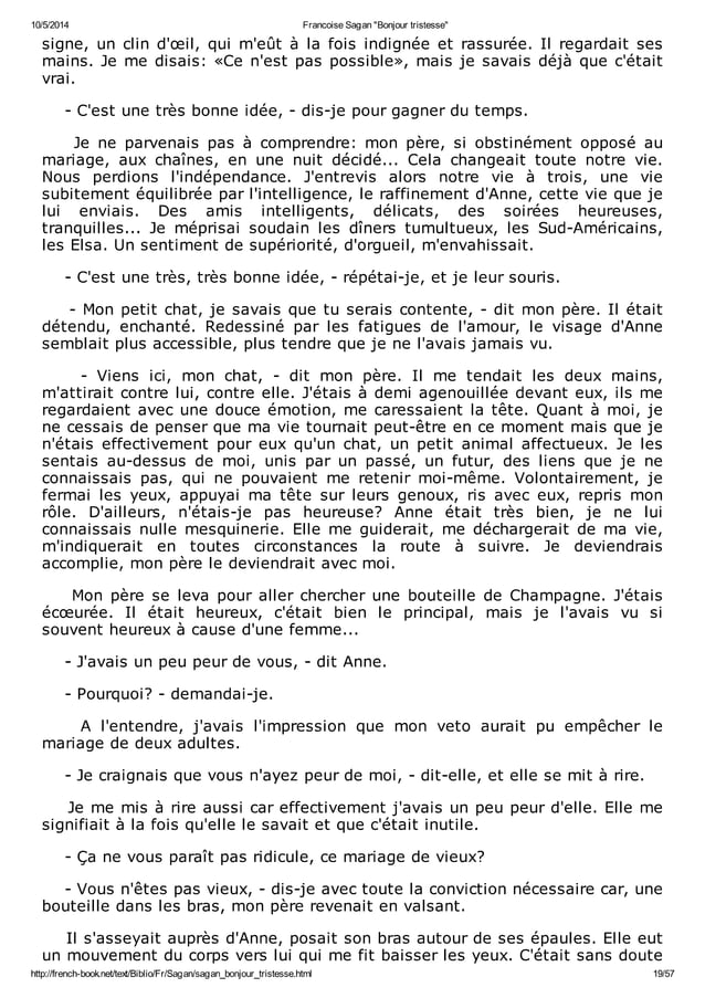 Francoise sagan bonjour tristesse PDF
