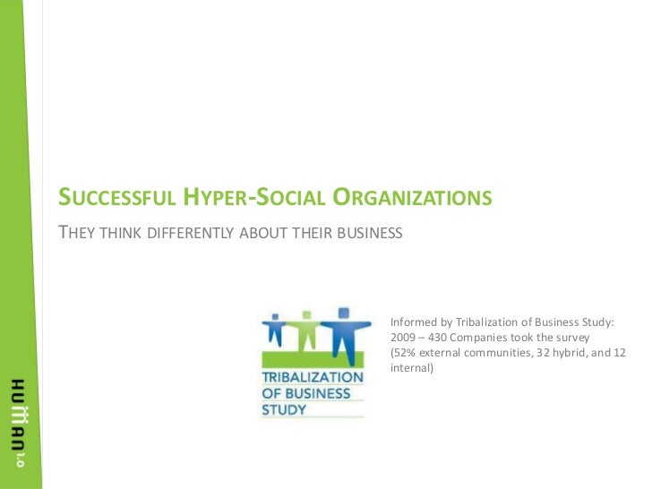 Webinar The Hyper Social Organization Webinar The Hyper Social Organization