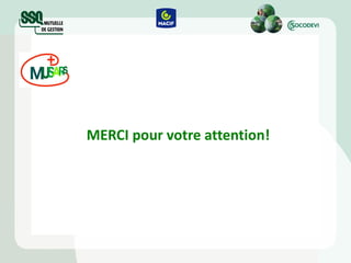 MERCI pour votre attention! 