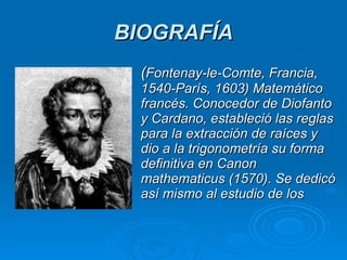 Francois viete | PPT