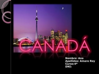 Nombre: Ana
Apellidos: Amaro Rey
Curso:4º
DNI:
 