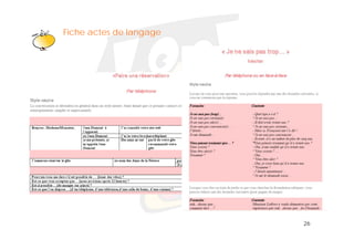 Klik om het opmaakprofiel te
Fiche actes de langage

              bewerken




                                    26
 