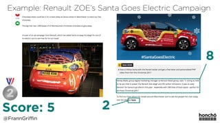 Example: Renault ZOE’s Santa Goes Electric Campaign
@FrannGriffin
2
8
Score: 5
 