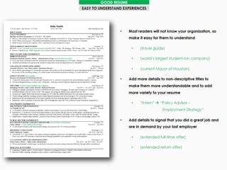 Frank - how to write an effective resume