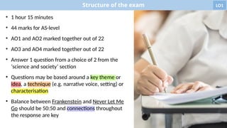 Frankenstein and Never Let Me Go Narrative Voice | PPTX