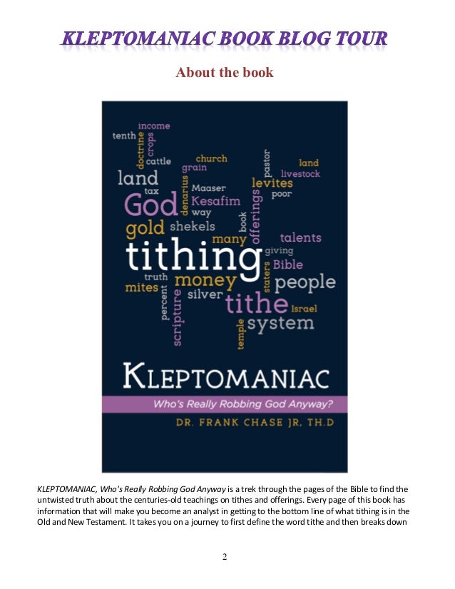 2 About The Book KLEPTOMANIAC Whos 2 About The Book KLEPTOMANIAC Whos