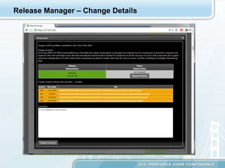 Release Manager – Change Details 