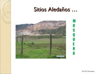Sitios Aledaños … Tan Tan Tan tannnn.. M O S Q U E R A 