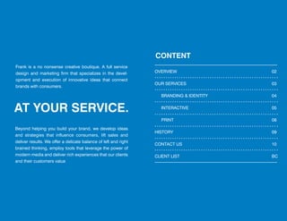 Frank Electronic Brochure