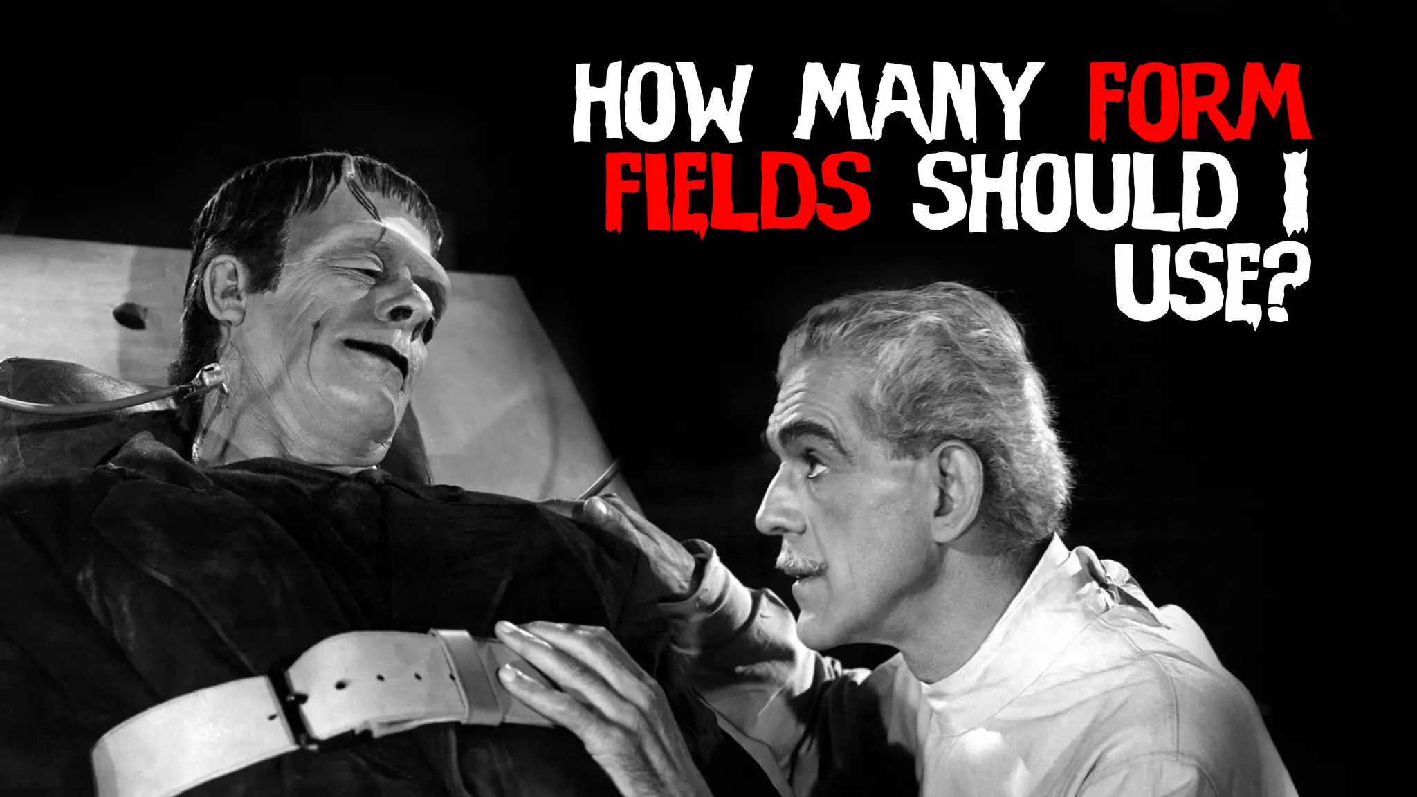 how manY form
fields should I
use?
 