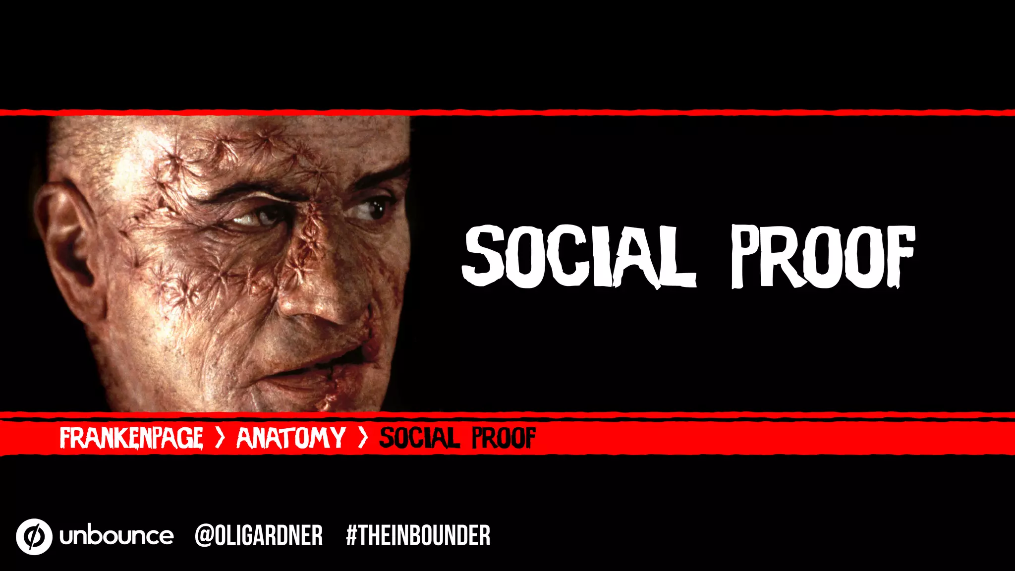 social proof
frankenpage > anatomy > social proof
@OliGardner #theinbounder
 