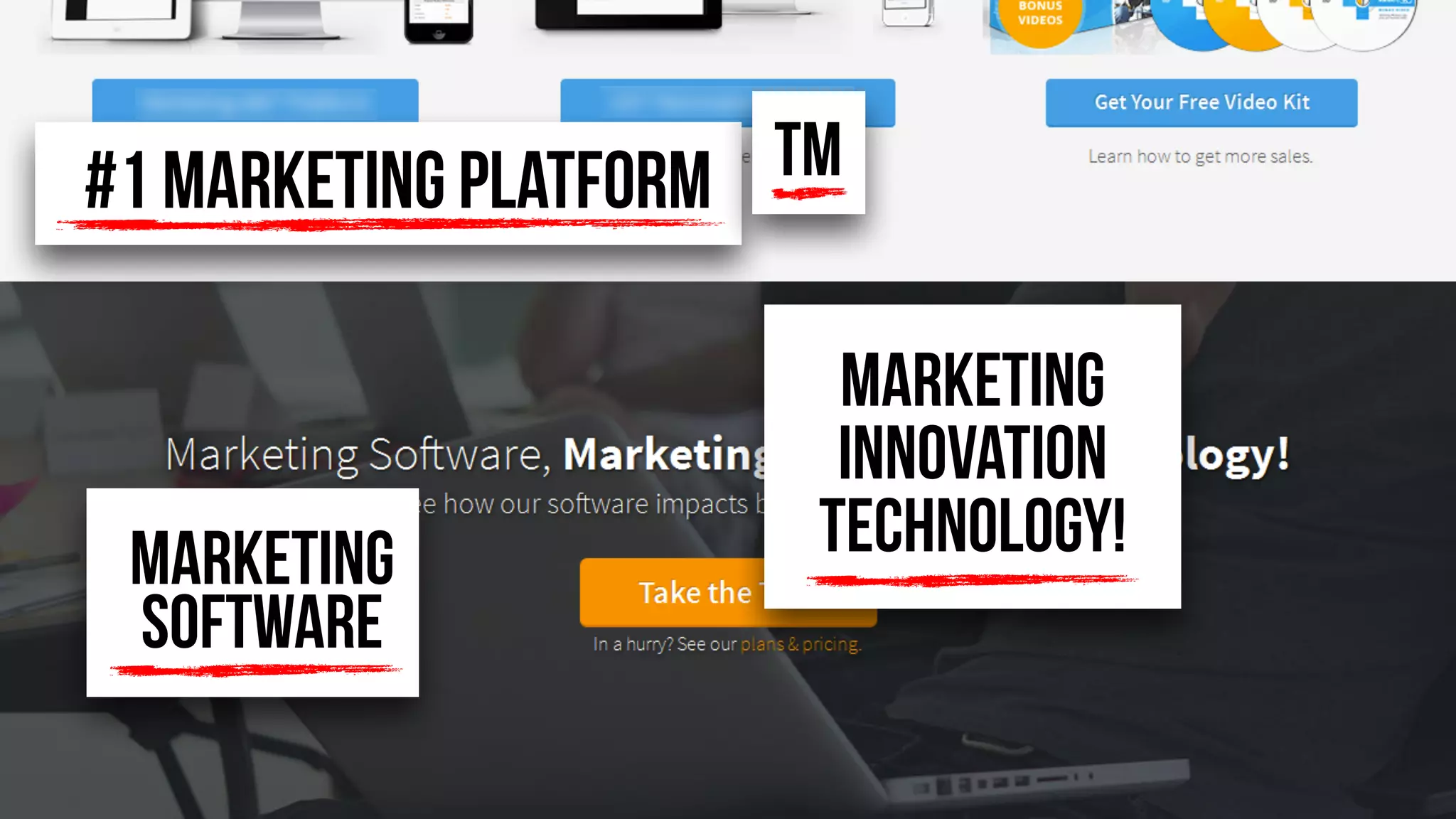 MARKETING
SOFTWARE
MARKETING
INNOVATION
TECHNOLOGY!
#1 MARKETING PLATFORM TM
 
